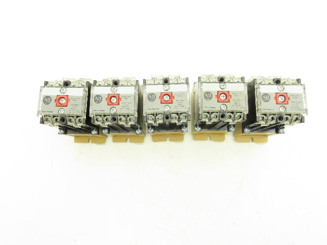 Allen Bradley 700-P400A1 AC Control Relay 120V Coil 10A 120VAC Series E Lot Of 5