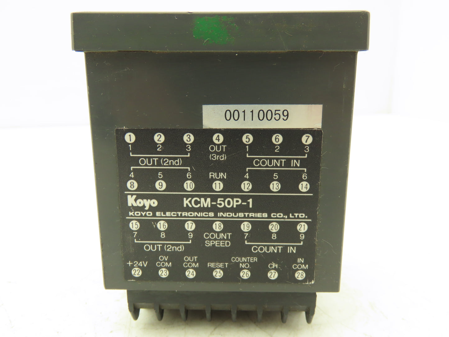 Koyo Electronics KCM-50P-1 Digital Timer Counter LCD Display