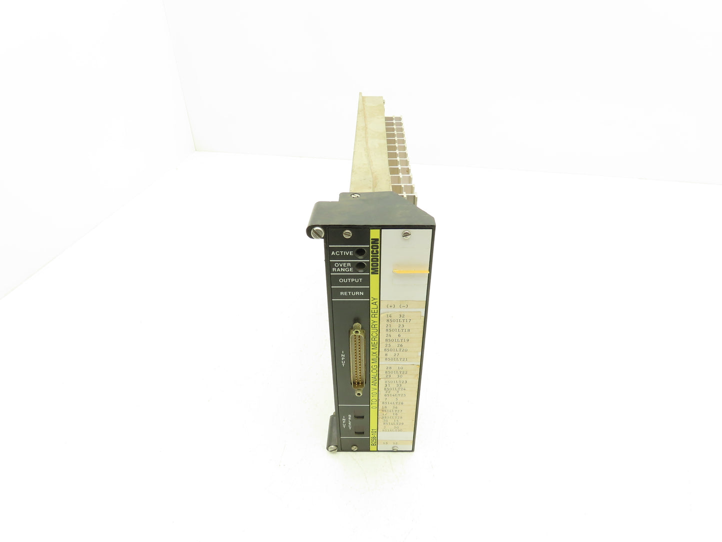 Modicon AS-B258-101 Analog MUX Mercury Relay 0-10V Slot Rack Card