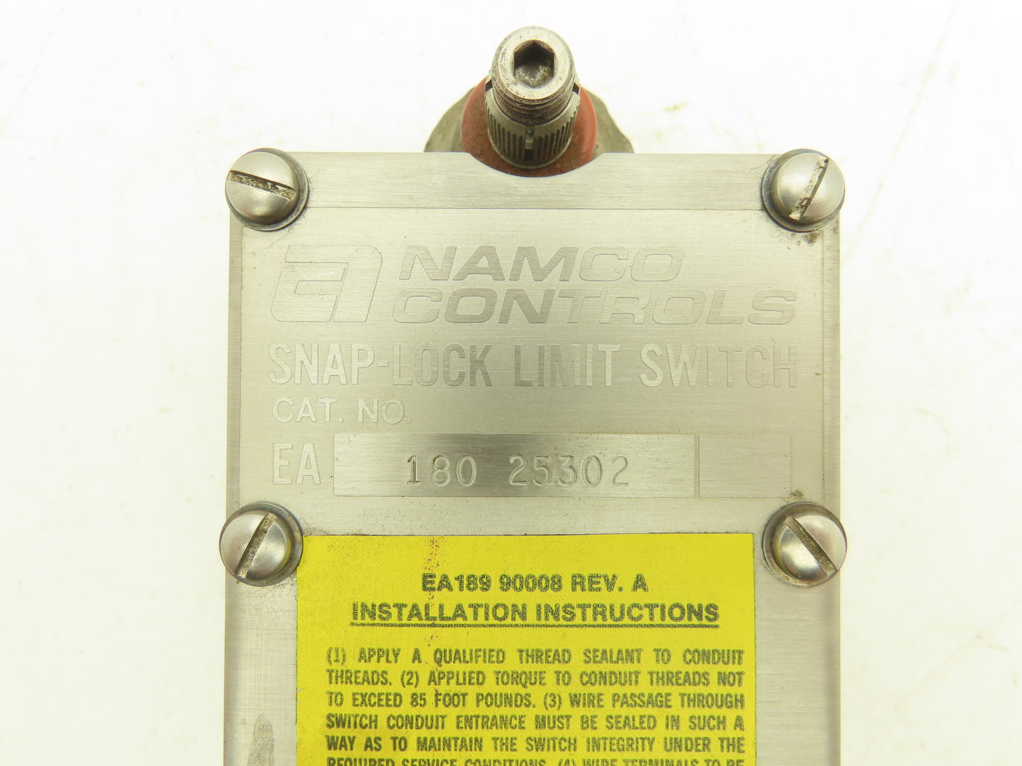 Namco Controls 180-25302 Snap Lock Limit Switch