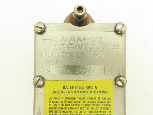 Namco Controls 180-25302 Snap Lock Limit Switch
