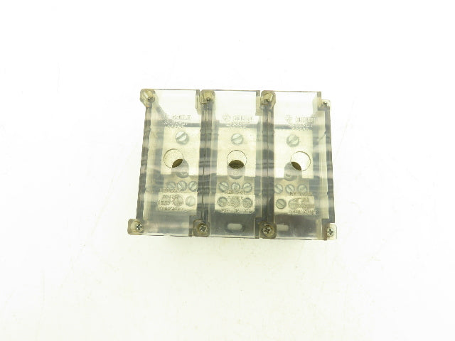 Ferraz Shawmut 66563 Power Distribution Block PDB 600V 3 Pole 2/0-14awg