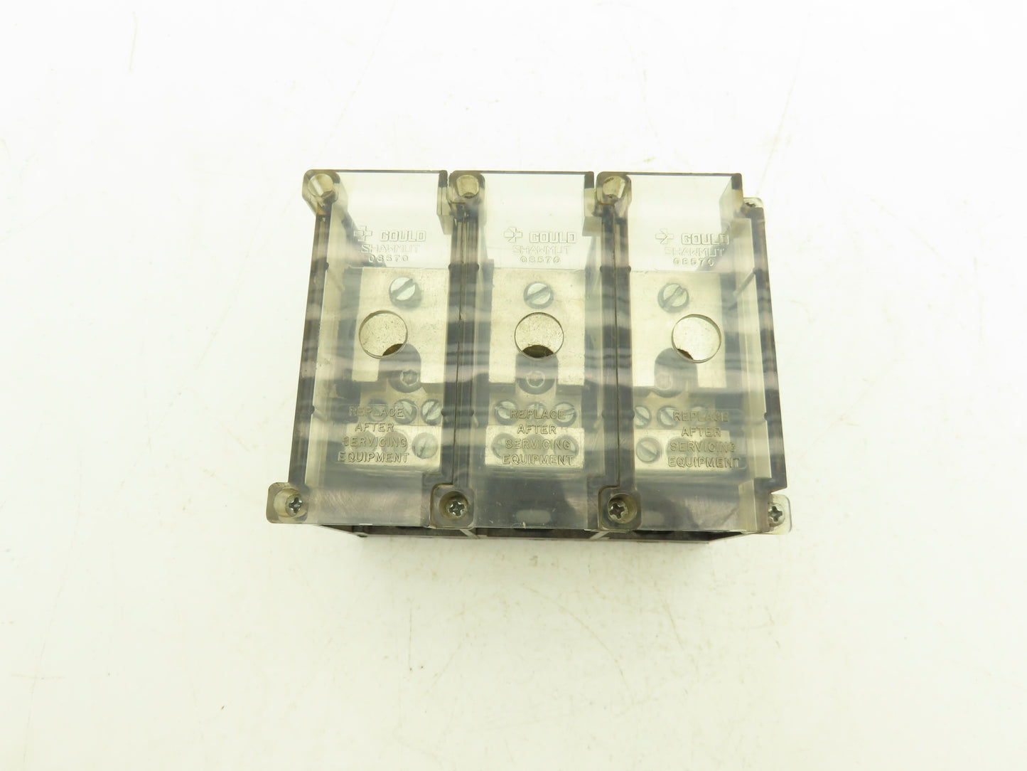 Ferraz Shawmut 66563 Power Distribution Block PDB 600V 3 Pole 2/0-14awg