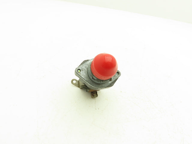 General Electric 468C452G4 Red Indicating Light 480V 30mm 7V Lamp VTG Lot of 2