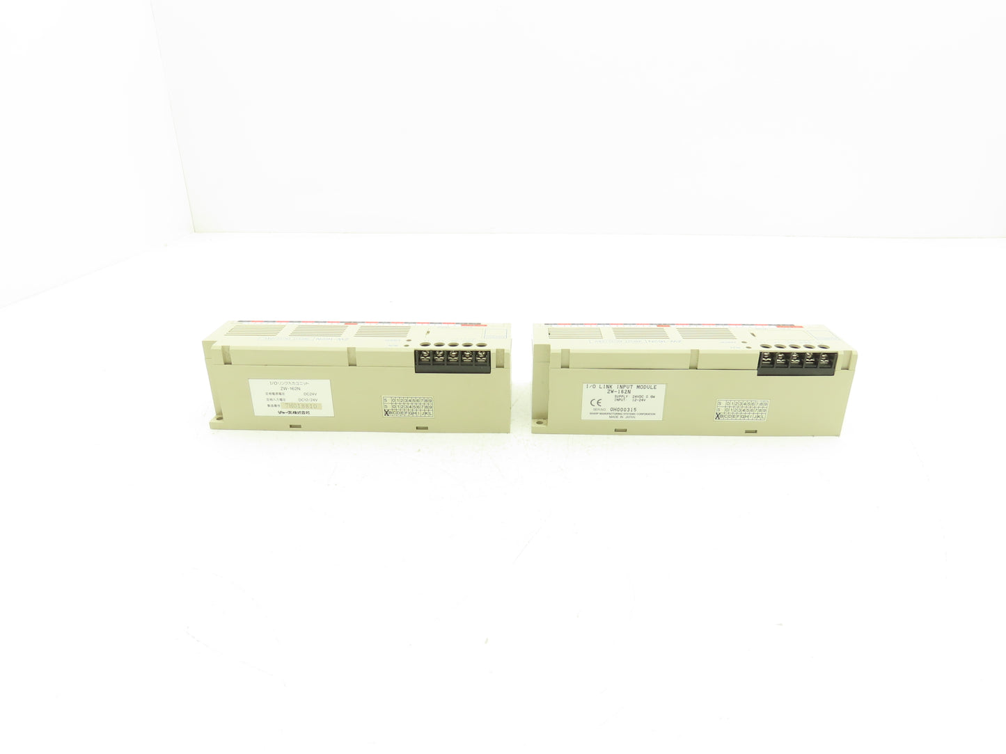 Sharp ZW-162N I/O Link Input Module 12-24V Lot of 2