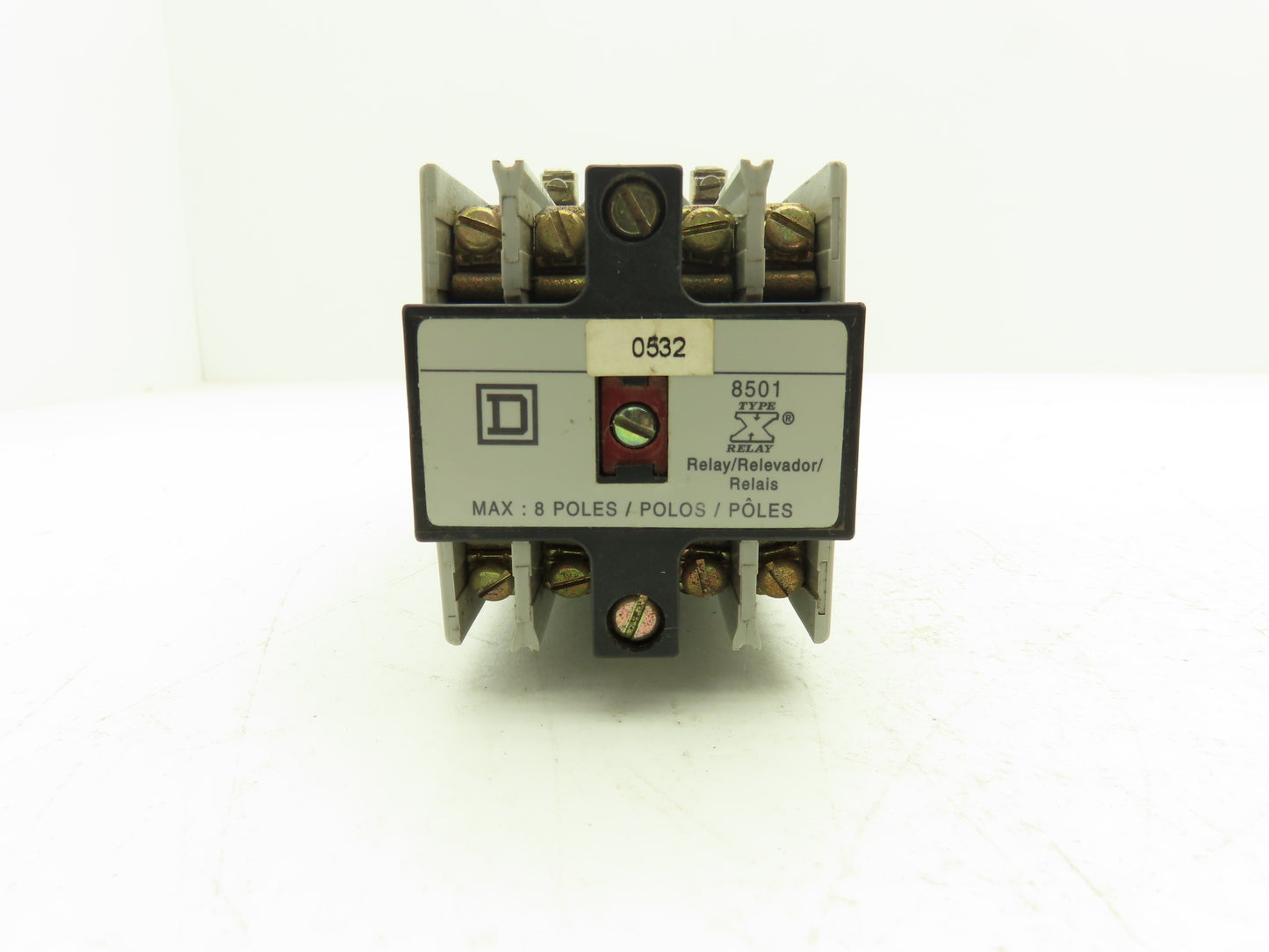 Square D 8501XD080 Industrial Control Relay 8 Pole 24vdc Coil Lot of 3