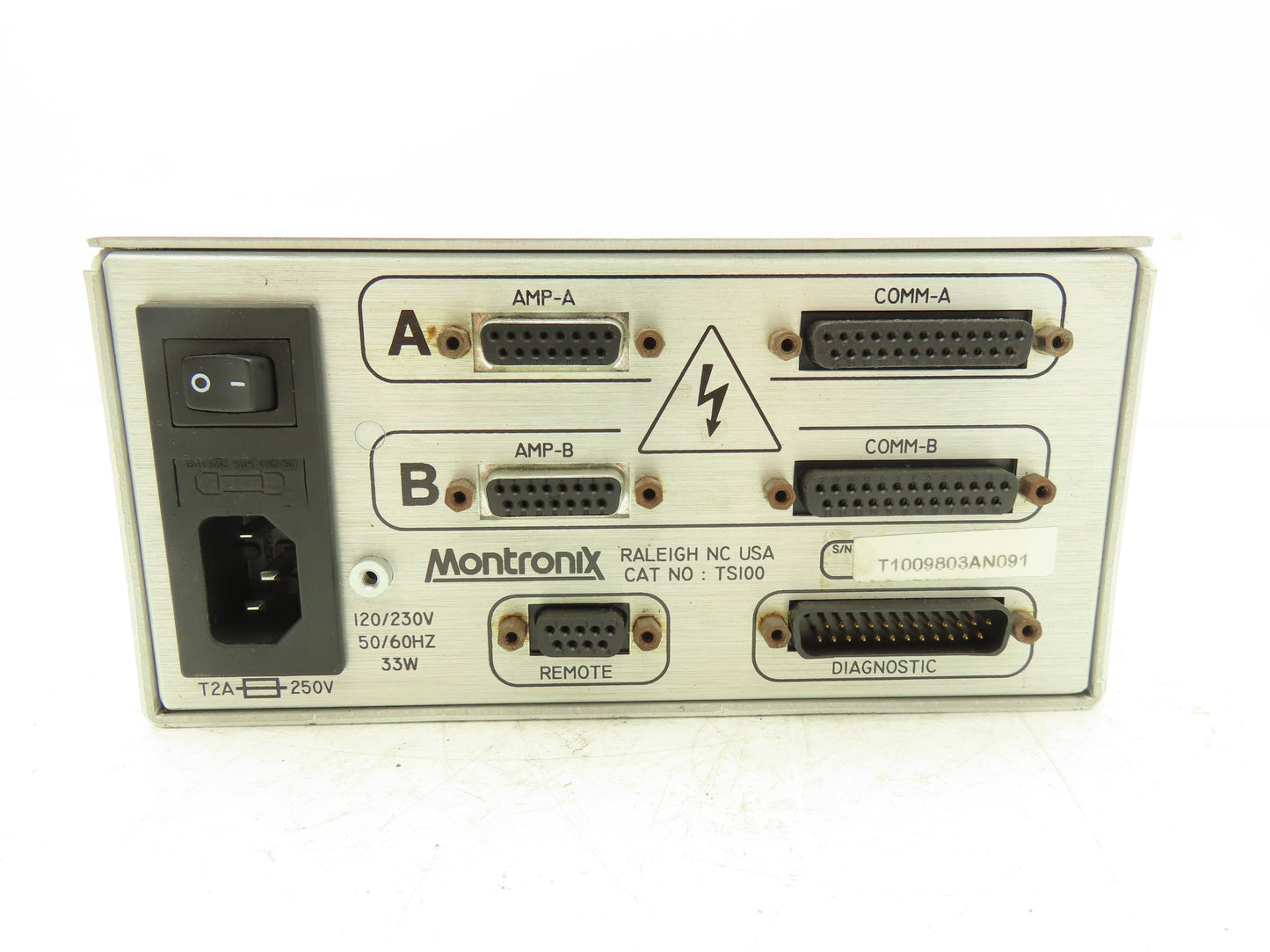 Montronix TS100 Tool Monitor With Digital Display & Keypad