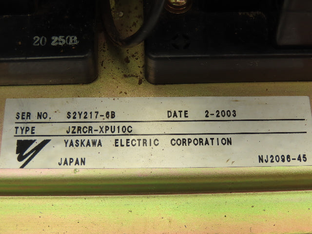 Yaskawa Electric JZRCR-XPU10C Contactor Motor Starter Assembly 25kW 3PH 660V