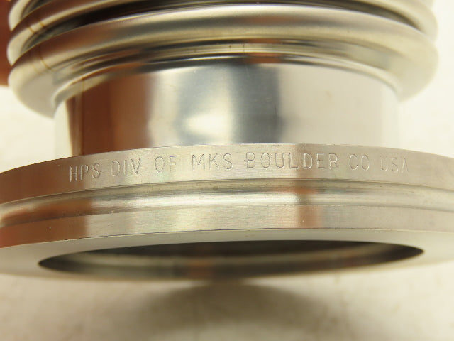 MKS HPS MF63 Stainless Flexible Vacuum Bellows Flanged 6" Length 95mm OD ISO 63