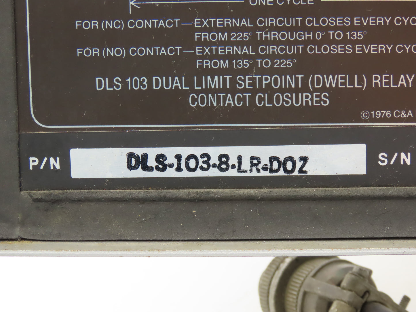 C&R Products DLS-103 Programmable Limit Switch 115VAC