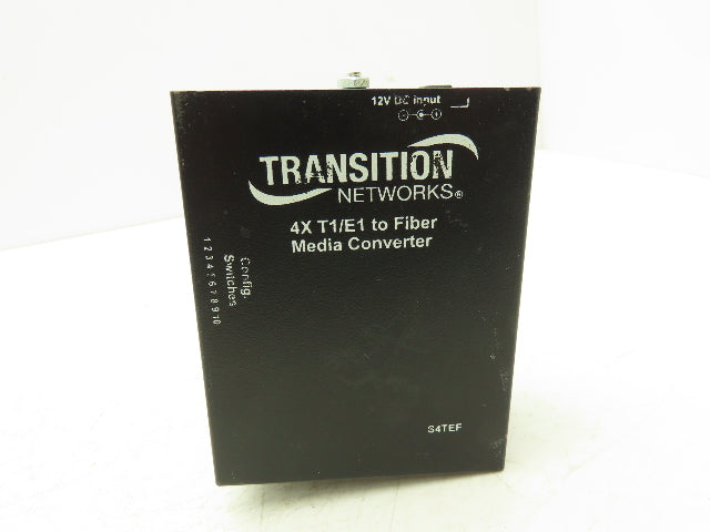 Transition Networks S4TEF Media Converter 4X T1/E1 To Fiber S4TEF1013-100