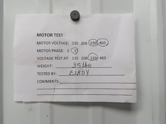 I-TA Machinery FME22 Gearmotor Brake Motor 1/2Hp 220V 3PH 25:1 Ratio 69rpm