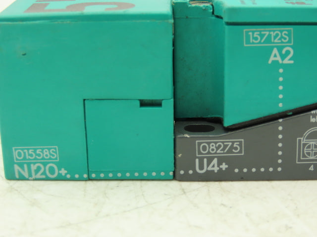 Pepperl Fuchs NJ20+U4+A2 5-Way Inductive Sensor PNP NO/NC 10-30VDC Lot of 2