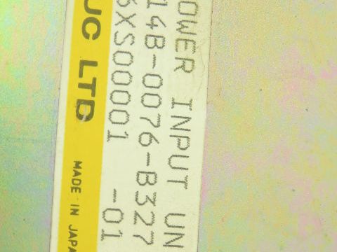 Fanuc A14B-0076-B327 Power Input Unit