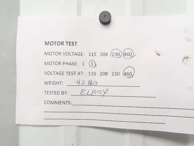 Baldor CM3558T AC Motor 2Hp 1725rpm 208-230/460V 3PH 145TC TEFC