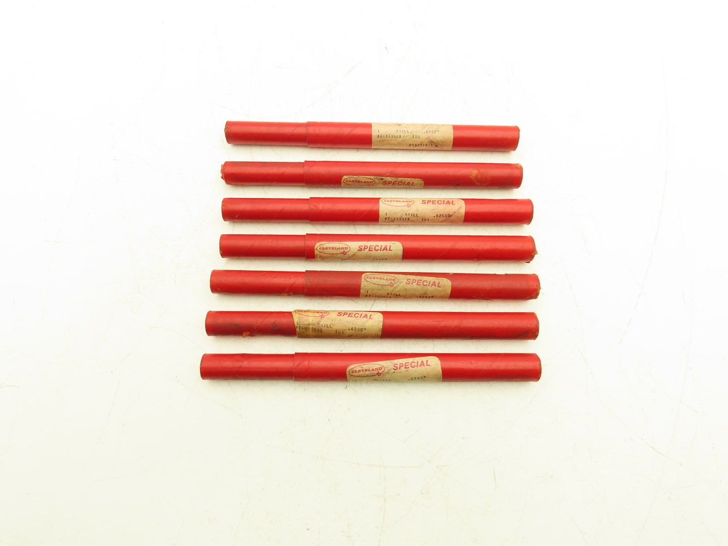 Cleveland 581918-1 0.625" Twist Drill Bit Tang Shank Lot of 7