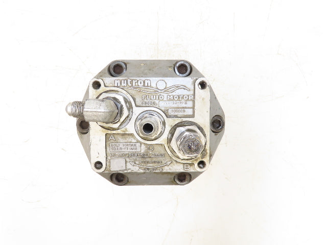 Nutron DVT-10-MK6 Hydraulic Fluid Motor 10in³/rev 7/8" Shaft