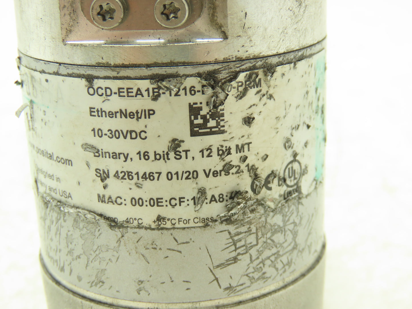 Posital Fraba OCD-EEA1B-1216-B150-PRM IXARC EtherNet/IP Rotary Encoder 16/12 Bit