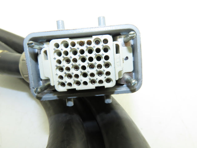 Harting Jet Kowa Denko 10' Cable 300V 42-Pin M-F Connector 25 Pins Wired