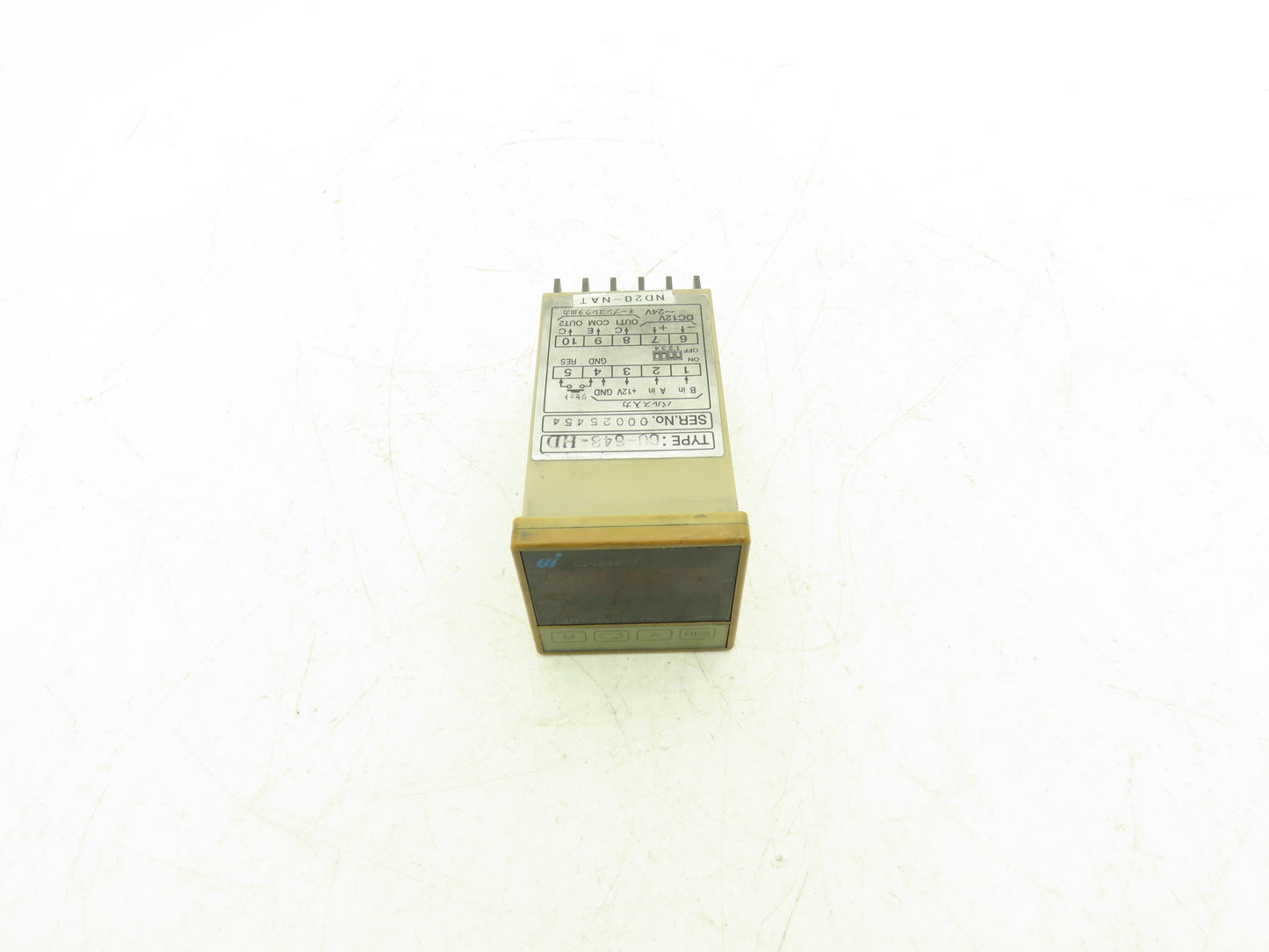 Unics CU-648 Digital Meter/Counter 12VDC 24VAC