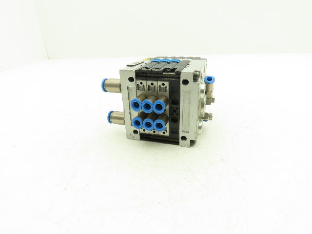 Festo CPV10-GE-ASI-4E4A-Z M8 4-Station Solenoid Air Valve Manifold 24VDC 161414