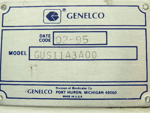Genelco Bindicator GUS11A3A00 Level Transmitter Sensor 3" Flange