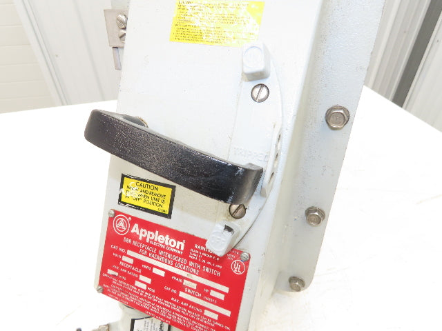 Appleton DBR6034DS DBR Receptacle 60A 3W 4P Disconnect Pin Sleave Plug