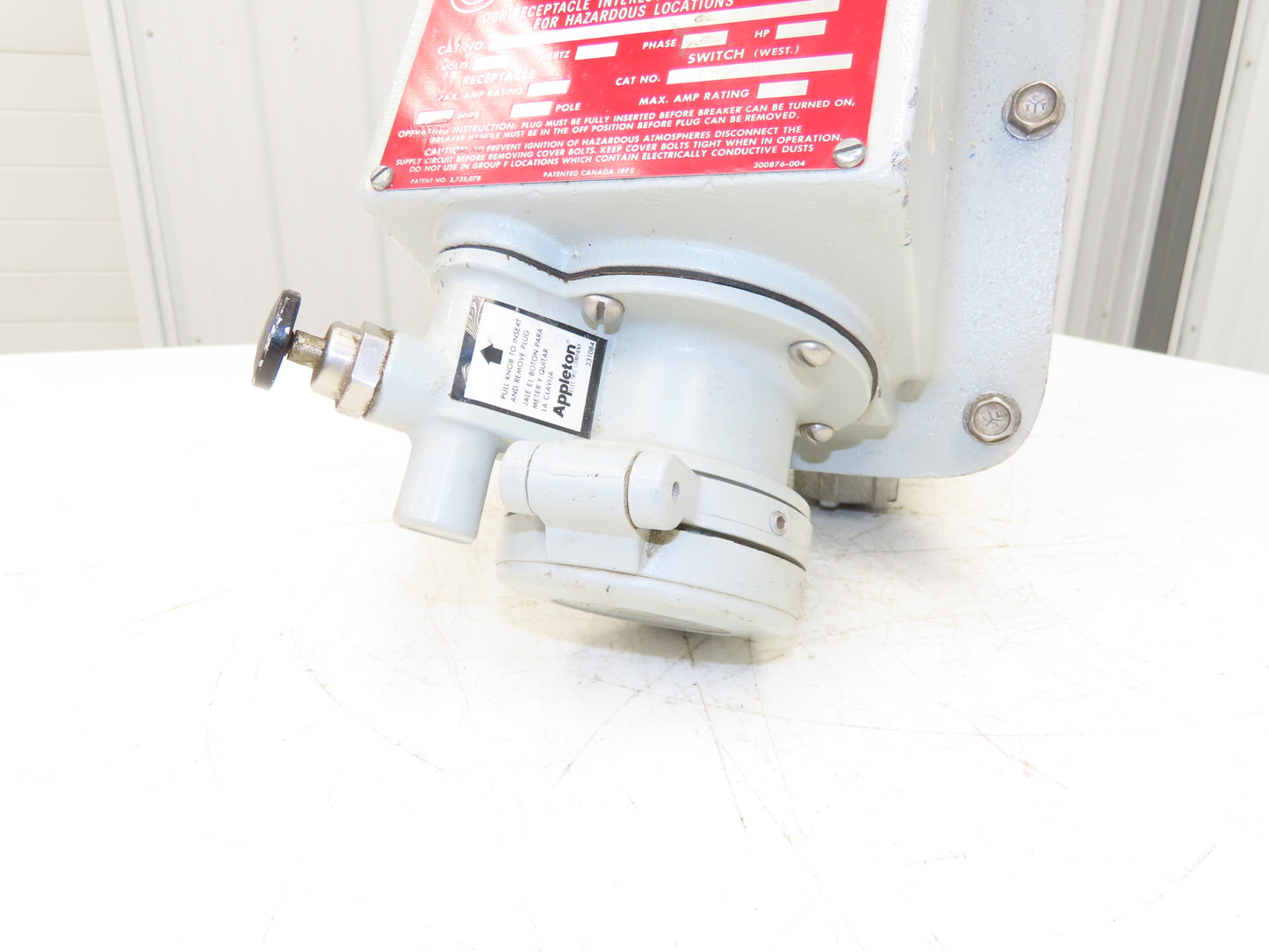 Appleton DBR6034DS DBR Receptacle 60A 3W 4P Disconnect Pin Sleave Plug
