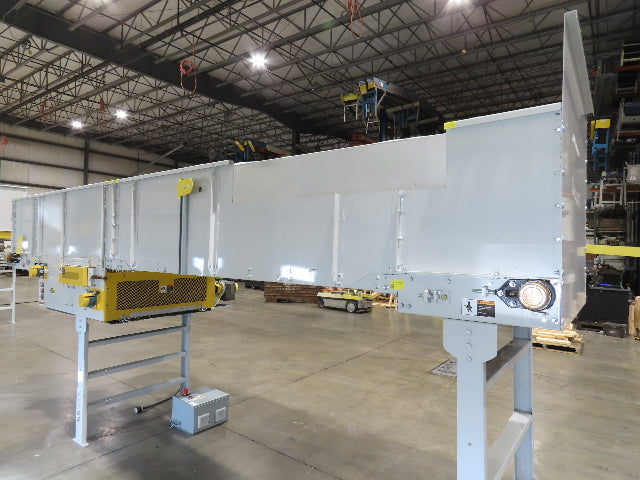 Hytrol BPC 43"x 17' 6" Slider Bed Conveyor 41" Belt 3Hp 3PH Center Drive 160fpm
