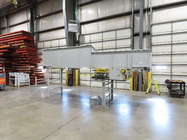 Hytrol BPC 43"x 17' 6" Slider Bed Conveyor 41" Belt 3Hp 3PH Center Drive 160fpm