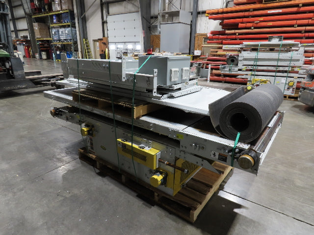 Hytrol BPC 43"x 17' 6" Slider Bed Conveyor 41" Belt 3Hp 3PH Center Drive 160fpm