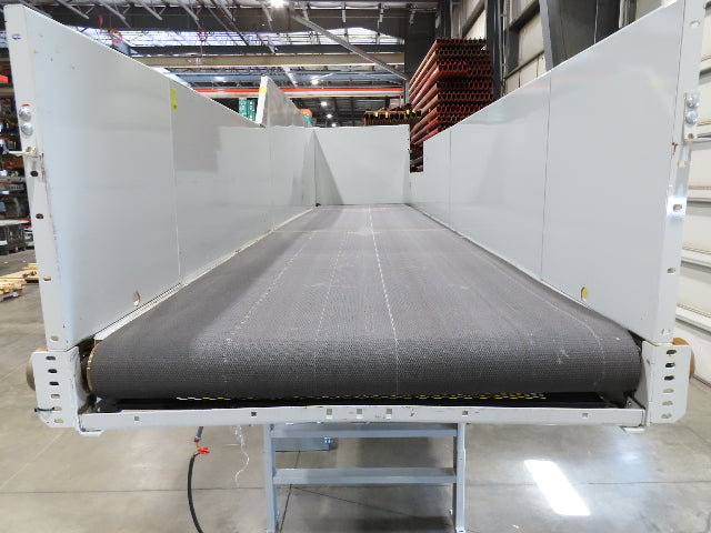 Hytrol BPC 43"x 17' 6" Slider Bed Conveyor 41" Belt 3Hp 3PH Center Drive 160fpm
