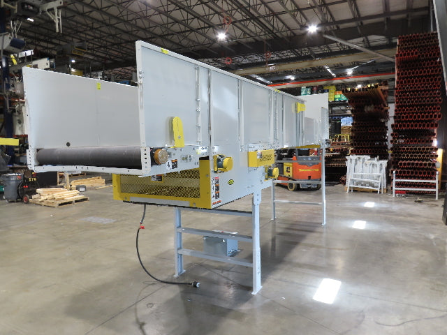 Hytrol BPC 43"x 17' 6" Slider Bed Conveyor 41" Belt 3Hp 3PH Center Drive 160fpm