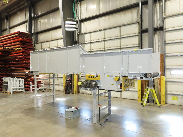 Hytrol BPC 43"x 17' 6" Slider Bed Conveyor 41" Belt 3Hp 3PH Center Drive 160fpm