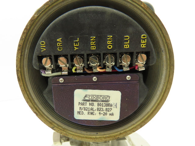 Foxboro 827DF-IS1NMSA1 Electronic Pressure Transmitter 12.5-65VDC 3" Flange