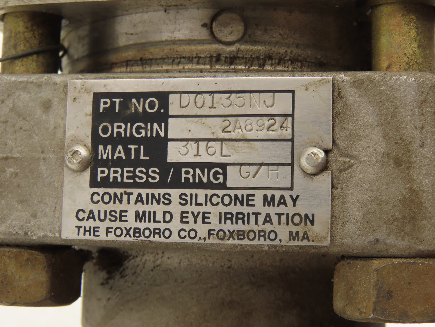 Foxboro 821GM-IS1SH2-M Electronic Pressure Transmitter 12.5-65VDC 600PSI