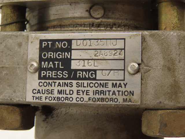 Foxboro 821GM-IS1SH2-M Electronic Pressure Transmitter 12.5-65VDC 600PSI