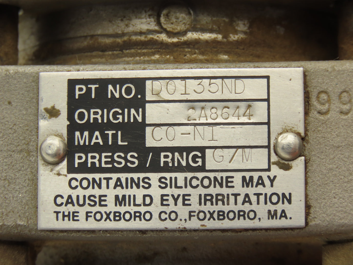 Foxboro 821GM-IS1NM2 Pressure Transmitter 1/2"NPT 12.5-65vdc