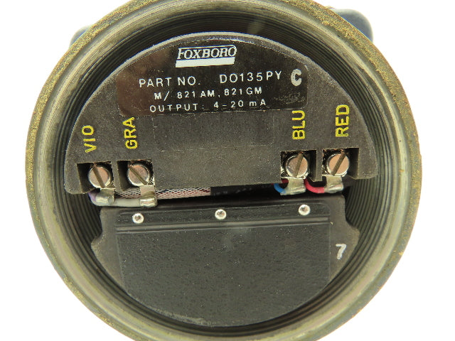 Foxboro 821GM-IS1NM2 Pressure Transmitter 1/2"NPT 12.5-65vdc