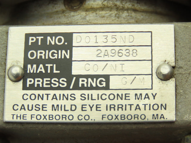 Foxboro 821GM-IS1NM2 Pressure Transmitter 1/2"NPT 12.5-65vdc