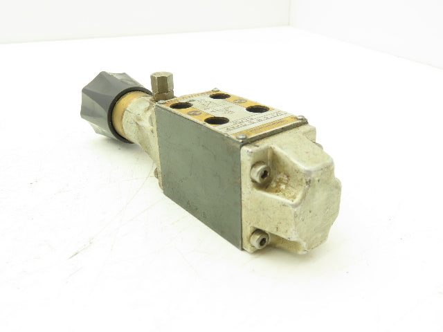 Rexroth HydroNorma 4WMD 5 N2.3/F Hydraulic Directional Valve Manual Rotary Knob