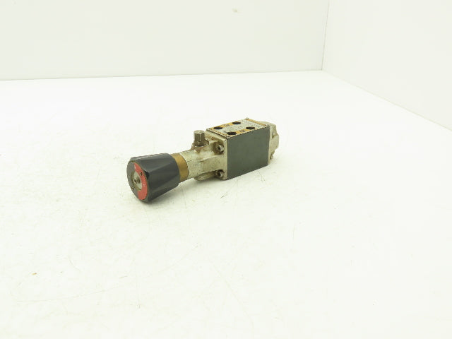 Rexroth HydroNorma 4WMD 5 N2.3/F Hydraulic Directional Valve Manual Rotary Knob