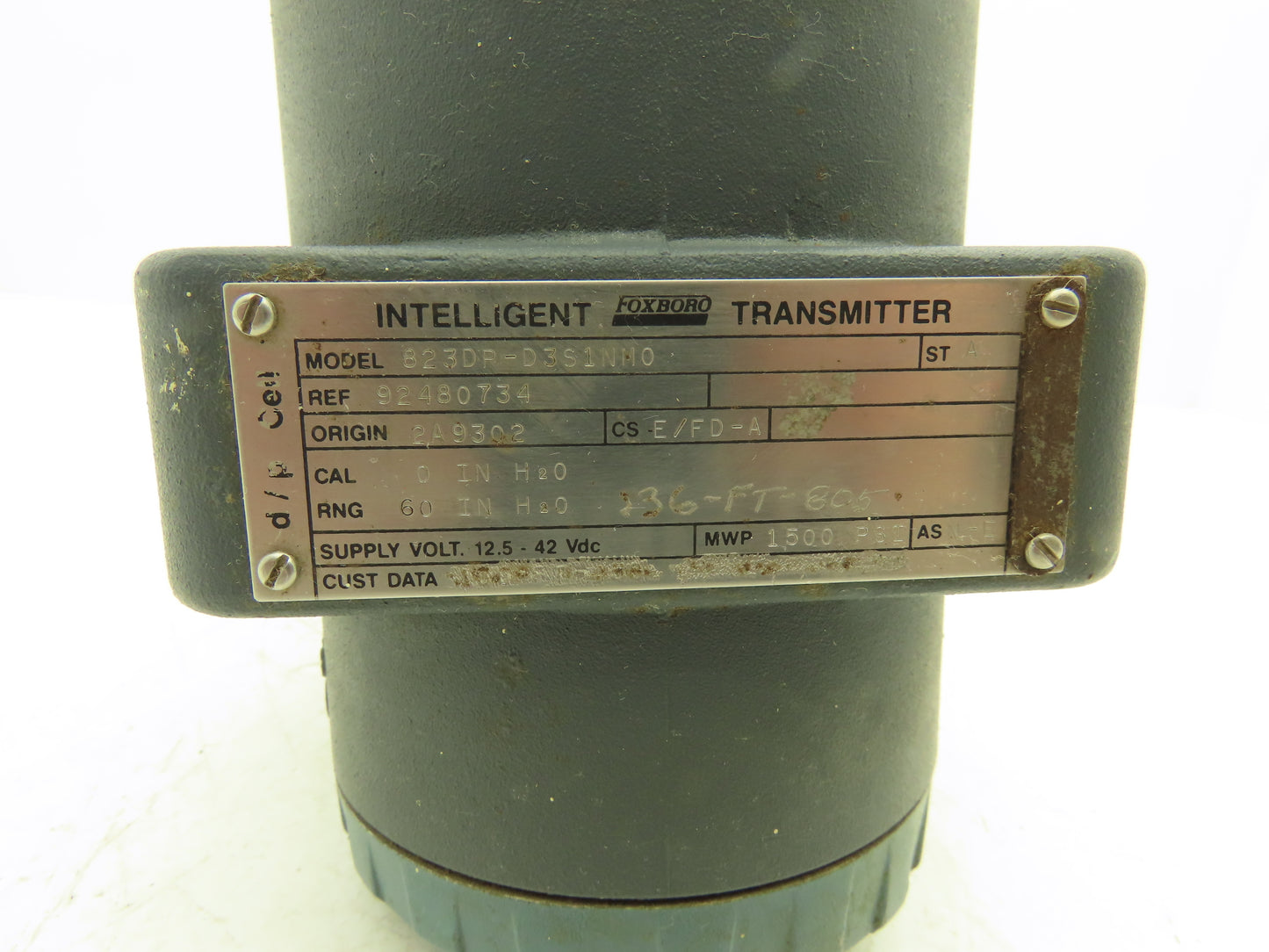 Foxboro 823DP-D3S1NM0 Intelligent Differential Pressure Transmitter 12.5-42vdc
