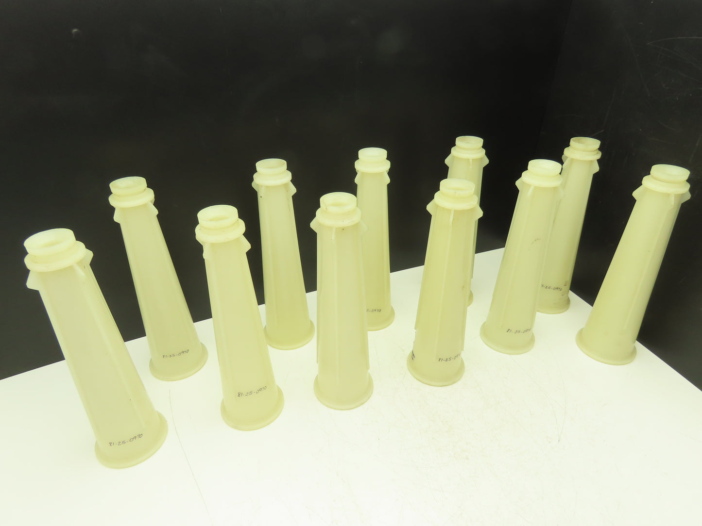 Celleco 6091 4129-01 Cleanpac Filter Cone Tube White 14.25"L  Lot of 11