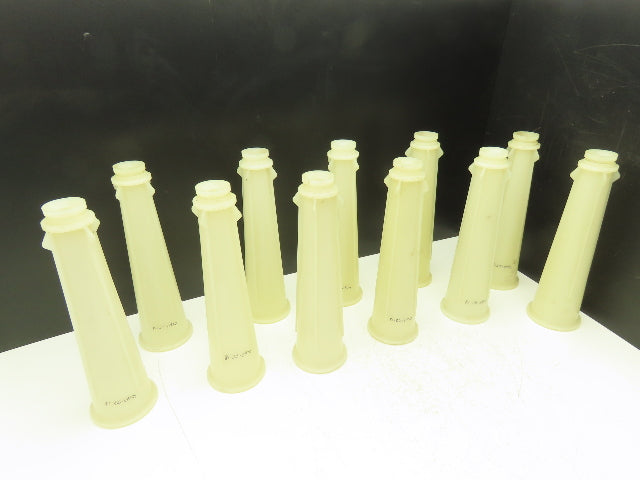 Celleco 6091 4129-01 Cleanpac Filter Cone Tube White 14.25"L  Lot of 11