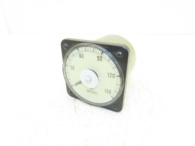 Weschler Instruments 103131LSPZ Ammeter 150A Panel Meter AC Amperes 4"