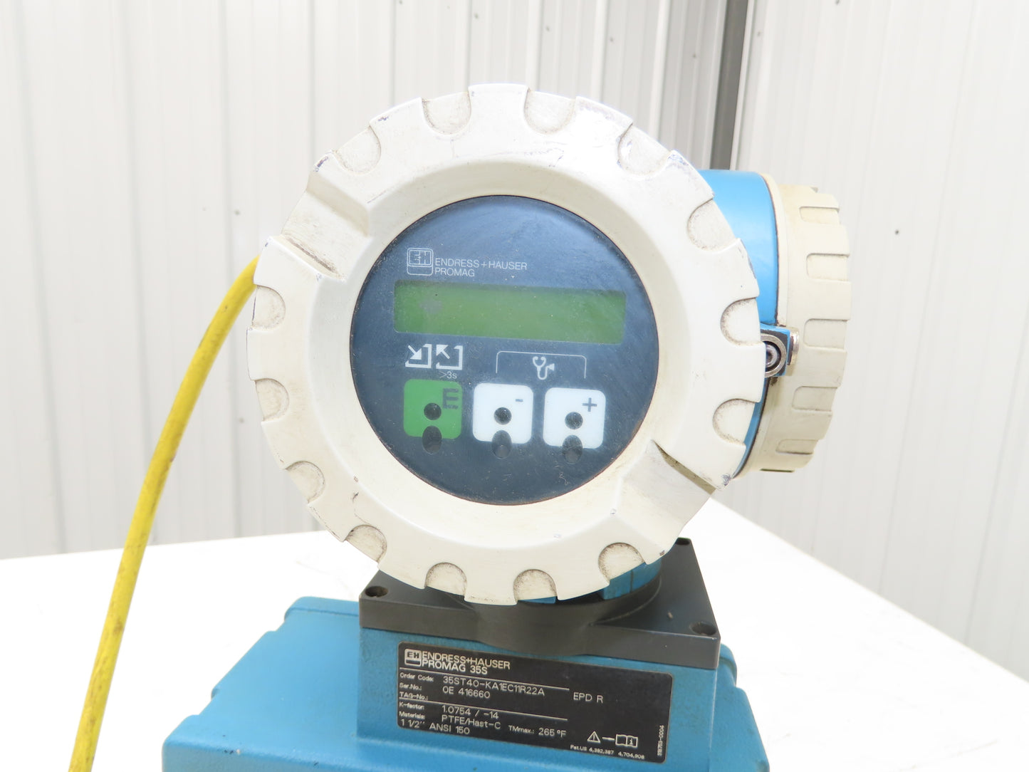 Endress+Hauser 35S Promag 1.5" Flow Tube Meter Transmitter 120VAC