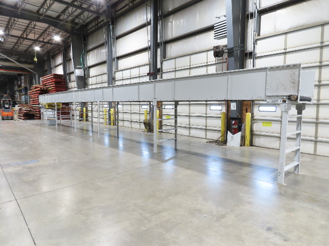 Hytrol BPC 43"x 65' Slider Bed Conveyor 41" Belt 7.5Hp 3PH Center Drive 170fpm