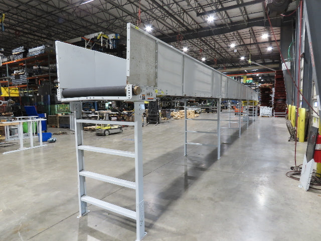 Hytrol BPC 43"x 65' Slider Bed Conveyor 41" Belt 7.5Hp 3PH Center Drive 170fpm