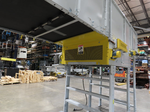 Hytrol BPC 43"x 65' Slider Bed Conveyor 41" Belt 7.5Hp 3PH Center Drive 170fpm